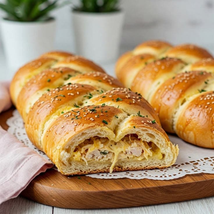 Trança Dourada de Frango da Pães Máximo
